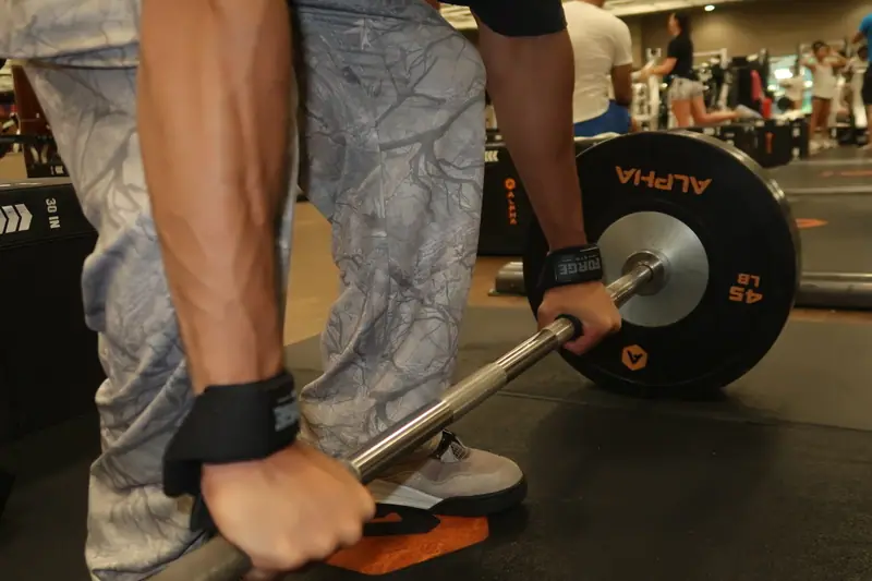 Wrist straps in use 1