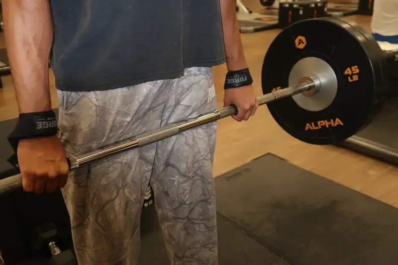 Wrist straps in use 2
